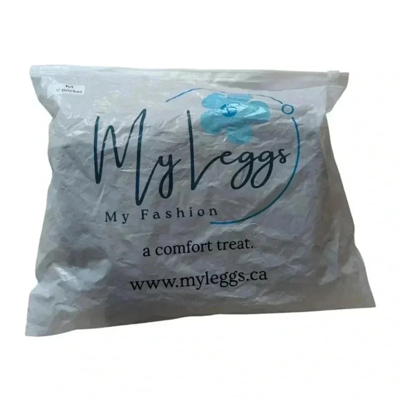 My Leggs Apparel Buttery Soft Classic Leggings New With Tags Black Women's Med - Picture 6 of 11